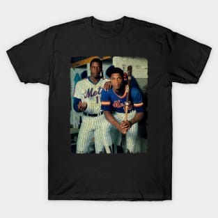 Dwight Gooden and Darryl Strawberry in New York Mets, 1983 T-Shirt